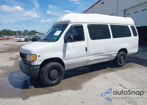 2002 Ford E-250 Commercial/Recreational z USA, uszkodzony, nr VIN 1FTNS24L12HB40806